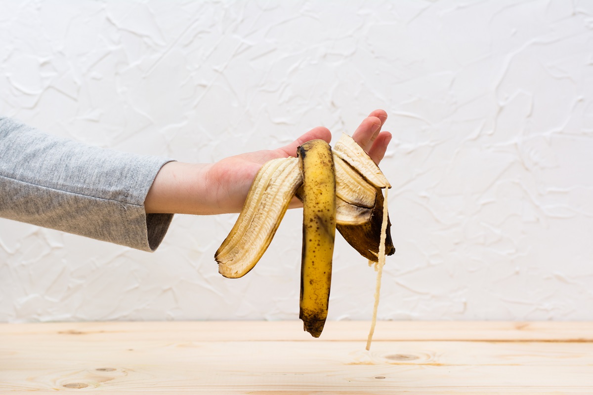 banán slupka