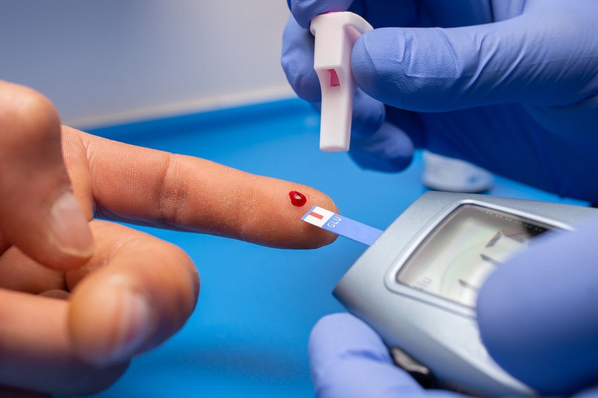 krevní test